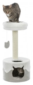 Drapak stojący Nuria, 71 cm, biało/szary