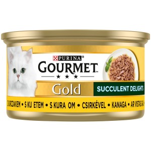 Gourmet Gold Karma dla kotów z kurczakiem - różna waga 